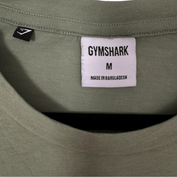 Gymshark Training Long Sleeve Tee Medium Green - Picture 4 of 6